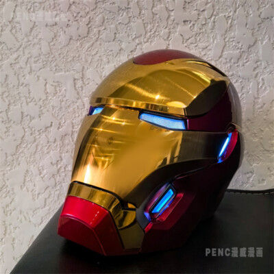 2024 Mechahead Iron Man MK50 Helmet 1/1 Wearable Cosplay LED Mask Gift NO BASE