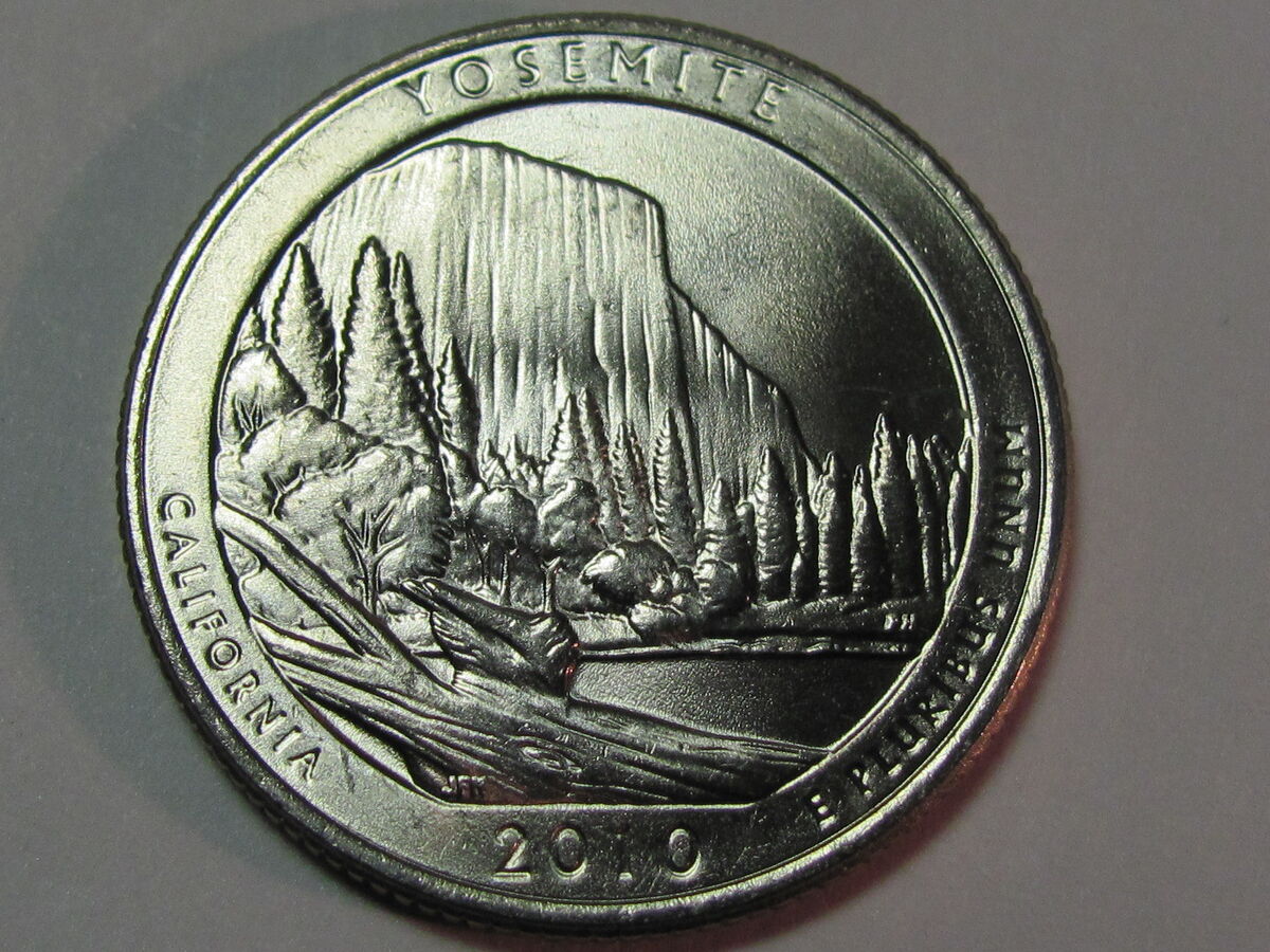 2010 D - Yosemite National Park ATB Quarter Dollar Coin | eBay