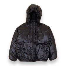 Givenchy High Shine Hooded Puffer Jacket Black Uk8 Womens