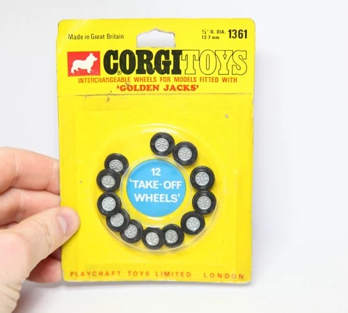 Corgi 1361 Golden Jack Take Off Wheels In Original Box - Vintage Lot 1