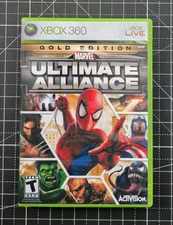 Xbox 360 Marvel Ultimate Alliance Gold Edition Custom Case NO Game No Manual