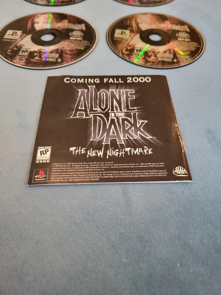 Playstation 1 Koudelka 4 Games Discs & Manual Only Tested PS1 - Image 3 of 4