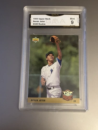 1993 UPPER DECK #449 DEREK JETER Rookie Gem Mint 9