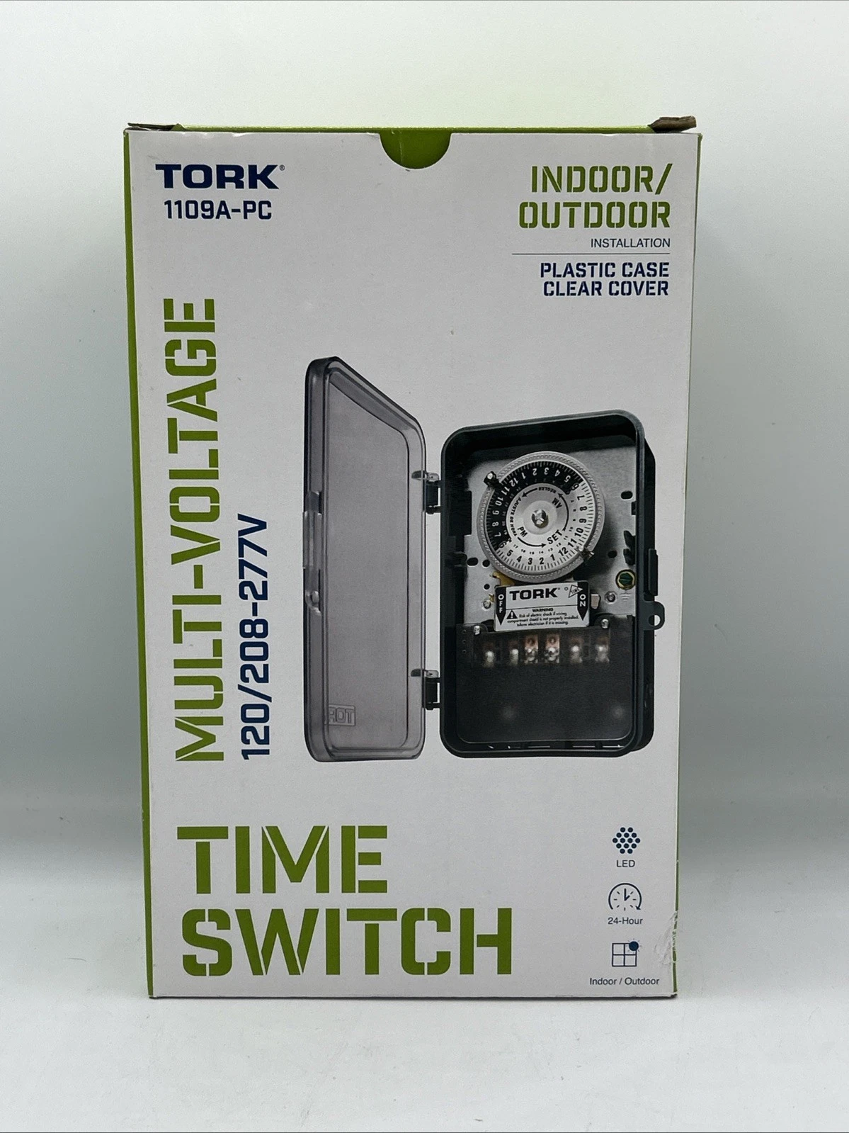 NSi TORK 24hr Indoor/Outdoor Mechanical Timer Switch 40A 120-277V 1109A-PC NEW
