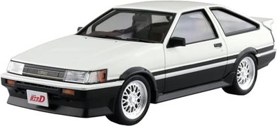 AOSHIMA Initial D No.13 Akiyama AE86 Levin 1/24 Plastik Modellbausatz