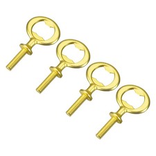 Bottle Opener, 4Pcs 80mm - Zinc Alloy Threaded Hardware for DIY Craft (Gold)