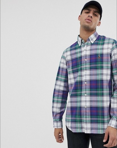 Men Polo Ralph Lauren Shirt Multicolor Cotton 38 / #CK4G