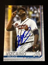 2019 Topps Arodys Vizcaino Signed Card 476 Braves Autograph Auto