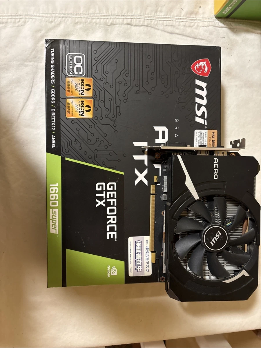 MSI NVIDIA GeForce GTX 1660 NVIDIA Computer Graphics Cards for