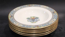 Lenox Autumn 6 Rim Soup Bowls 8 3/8"