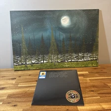 AC/DC Back In Black LP Fifty 50th Anniversary Edition GOLD Color Vinyl Exclus R5