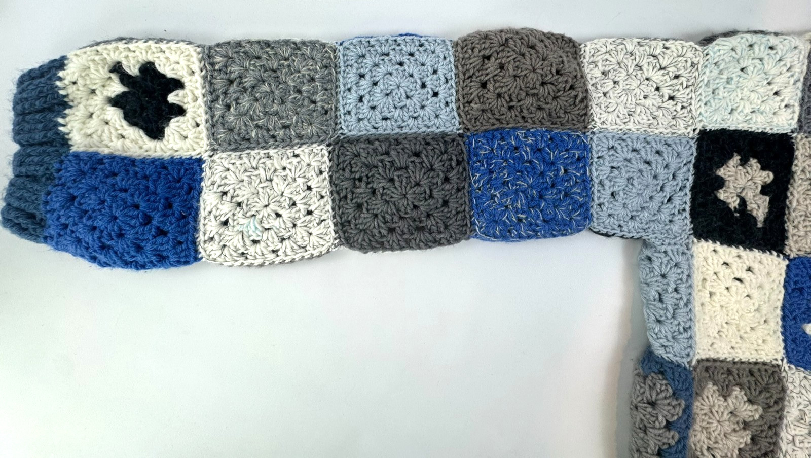 Handmade Patchwork Square Knit Pullover Sweater S… - image 6