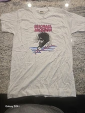 Rare Vintage 80s Michael JacksonThiller 1984 T Shirt Youth Large 14 - 16Kids