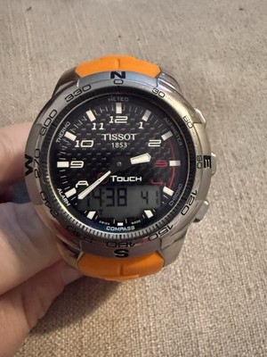 Tissot T Touch II Titanium Swiss Made Smart Watch Compass/Thermometer T047420A