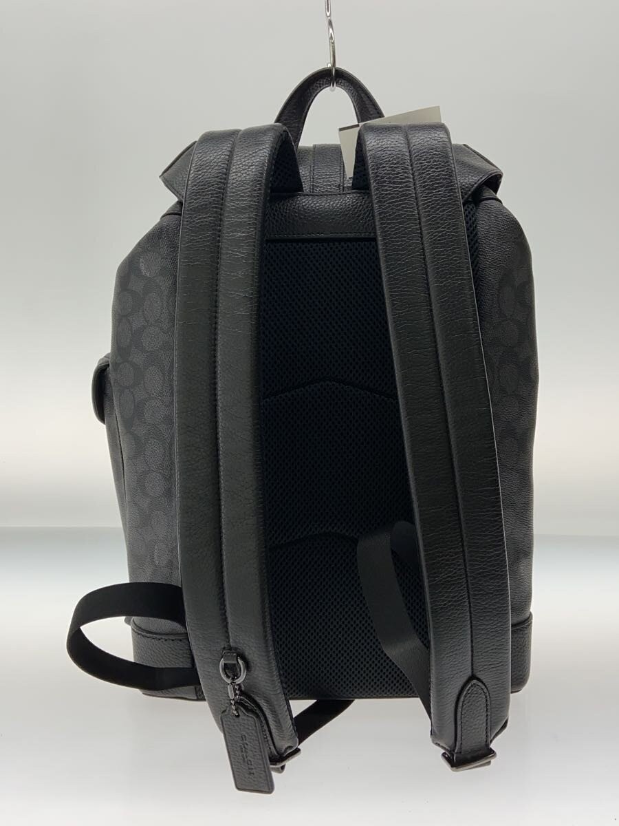 COACH Backpack Leather BLK Allover Pattern CW211 … - image 3