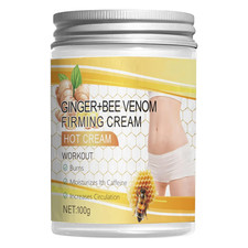 Ginger Bee Venom Hot Cream Skin Firming Cream for Body - Sweat Enhancer Promote