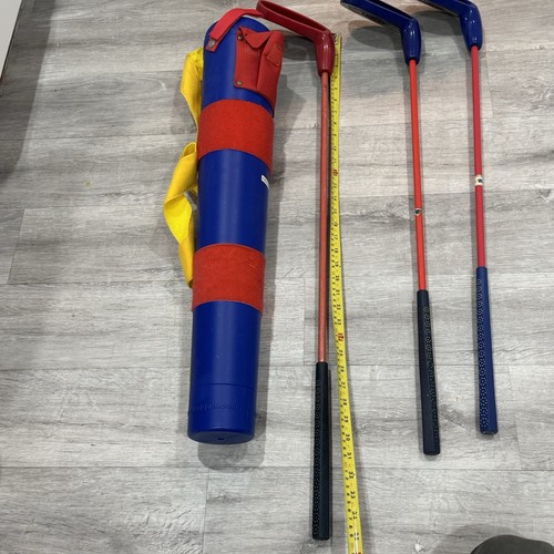 Kids Beginner SNAG Golf Club Right Hand Launcher Red And Blue Clubs And Case - Picture 6 of 6
