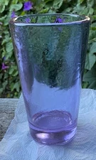 Fire and Light Recycled Glass Lavender 16  oz Glass Tumbler New Like