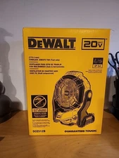 DeWALT DCE512B 20V MAX Cordless Lithium Ion Jobsite Fan - Bare Tool NEW