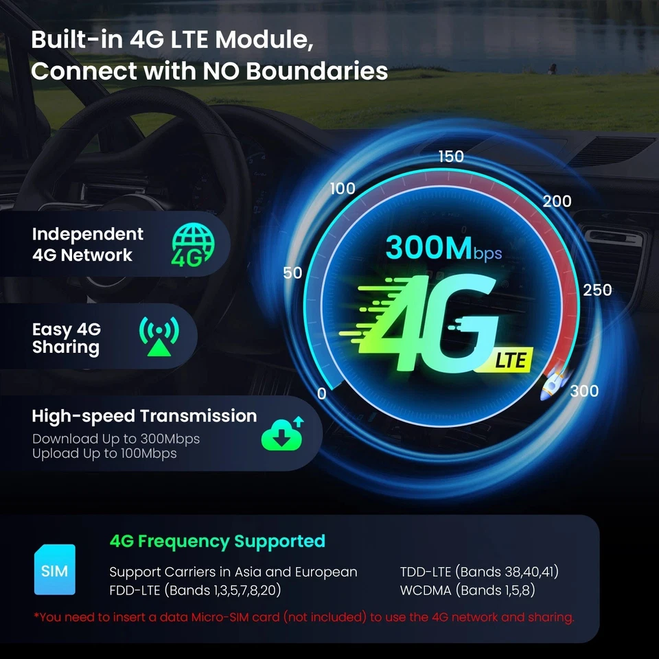 DAB+ Android 14 4+64GB Autoradio Carplay GPS Für VW Golf 5 6 Touran Tiguan Polo - Bild 4 von 4