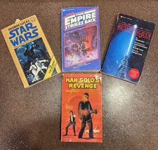 THE STAR WARS SAGA Trilogy Del Rey Paperbacks George Lucas + Han Solo's Revenge