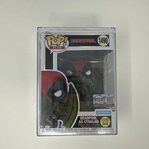 DEADPOOL AS CTHULHU Funko Pop! #1490 Figura GRAIL LE 750 brilla en mano