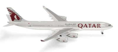 HERPA - Avion de ligne commercial – AIRBUS A340-500 Qatar Amiri Flight - 1/50... - Photo 1/4