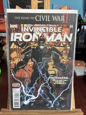 Invincible Iron Man #9 (Marvel 2016) 1st Riri Williams Iron Heart 1st Printing
