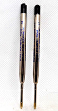 Parker Style Black Medium Ball Pen Refills--lot of 2