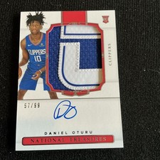 2020-21 National Treasures Daniel Oturu Patch Auto RC #57/99