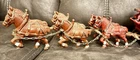 Coca Cola Horse Drawn Wagon Cast Iron Vintage Style Collectible Rare