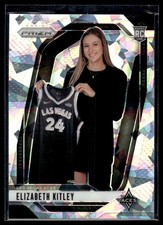 2024-25 Panini Prizm WNBA Ice Elizabeth Kitley Rookie Las Vegas Aces #140