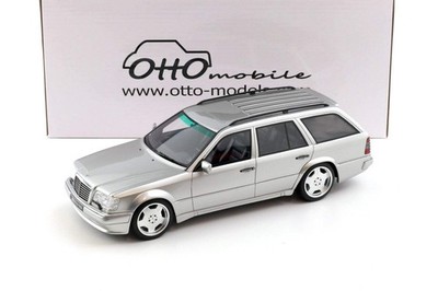 Otto 1996 Mercedes-Benz 70TE AMG W124 Wagon Brilliant Silver 744 1:18 OT1224