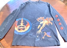 Travis Scott Utopia Circus Maximus 2023 Tour Long Sleeve Shirt Medium Black