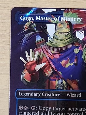 MTG Final Fantasy Gogo, Master of Mimicry Borderless Surge Foil