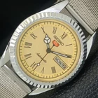 REFURBISHED VINTAGE SEIKO 5 AUTOMATIC JAPAN ROMAN FIGURE MENS WATCH a442052-1
