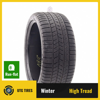 Used 285/35R21 Pirelli Scorpion Ice & Snow Run Flat 105V - 8.5/32