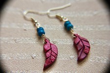 ALPHATJ Vintage Dangle  Earrings Hammered Hardwired Boho Baseball Chandelier