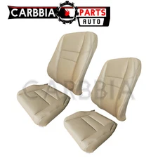 For 2007-2011 Honda CRV Driver & Passenger Bottom & Top Leather Seat Cover Tan