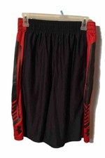 Under Armour Szorty Męskie Czarne/Czerwone Logo Lekkie Sportowe Rozmiar Large. MNS4