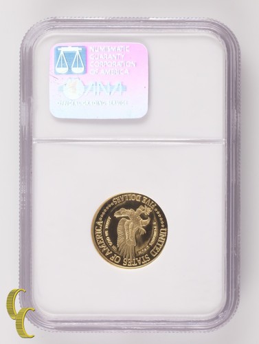 1986-W Liberty G$5 Gold Commemorative Graded by NGC as PF-69 Ultra Cameo - Picture 2 of 4