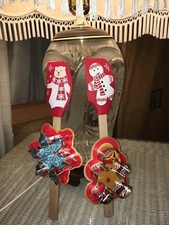 Bear & Gingerbread Man Silicone Spatula & Cookie Cutter Teacher Gift/Baker Lover