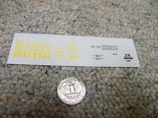 Herald King decals N Detroit Toledo Ironton gondola yellow black    XX236