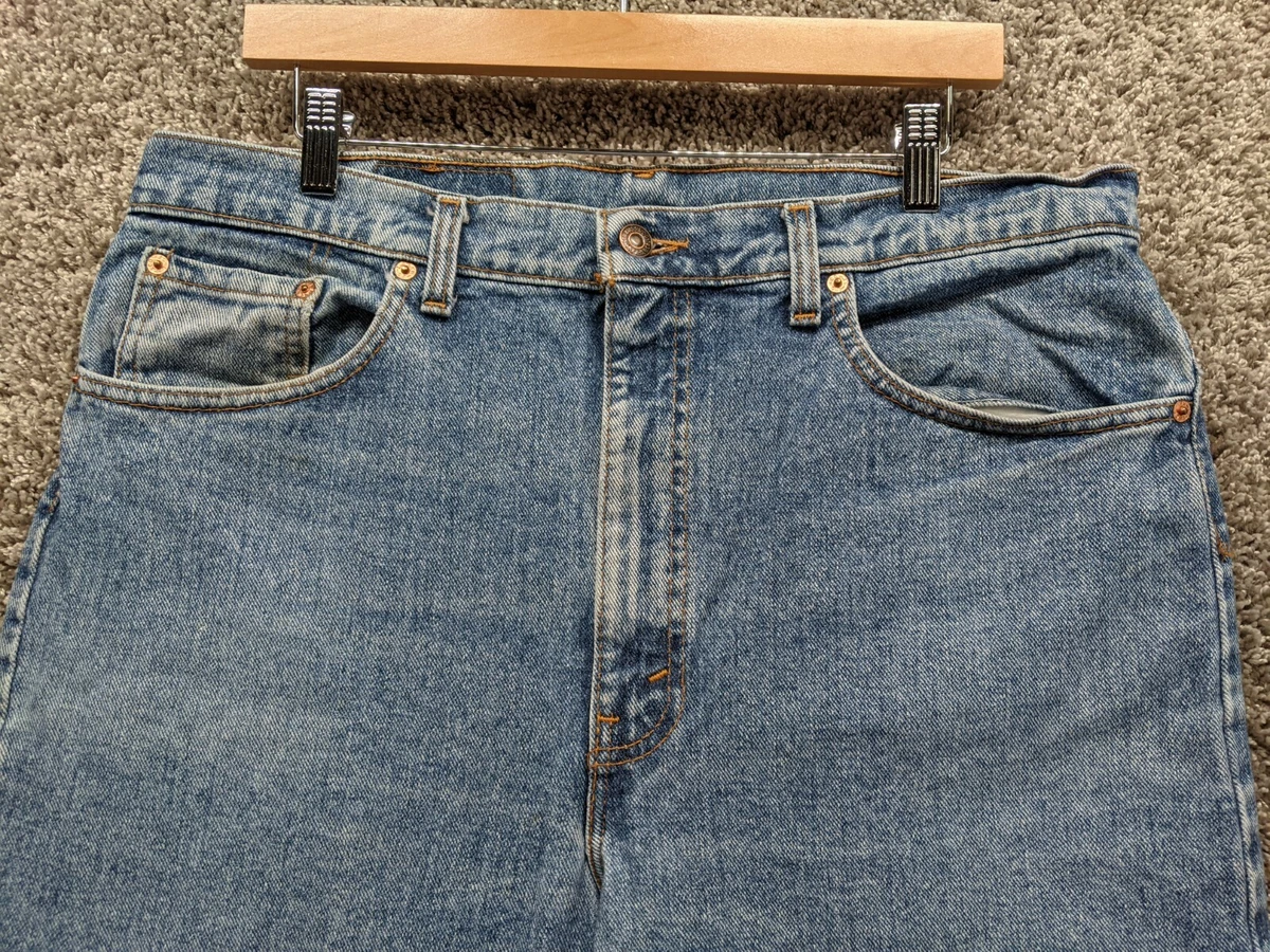 Vintage Levis 505 Tag 38 *Meas 36x30* Stonewash 80's 90s USA Made Red Tab