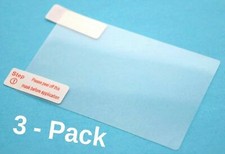 NEW 3-PACK Clear Universal Surface Screen Protector 4x3" Phone GPS Camera Watch