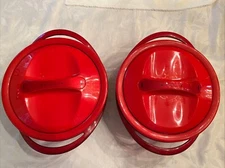 2 Pinnacle Tokyo Plast Thermo Insulated Food Bowl Containers Set