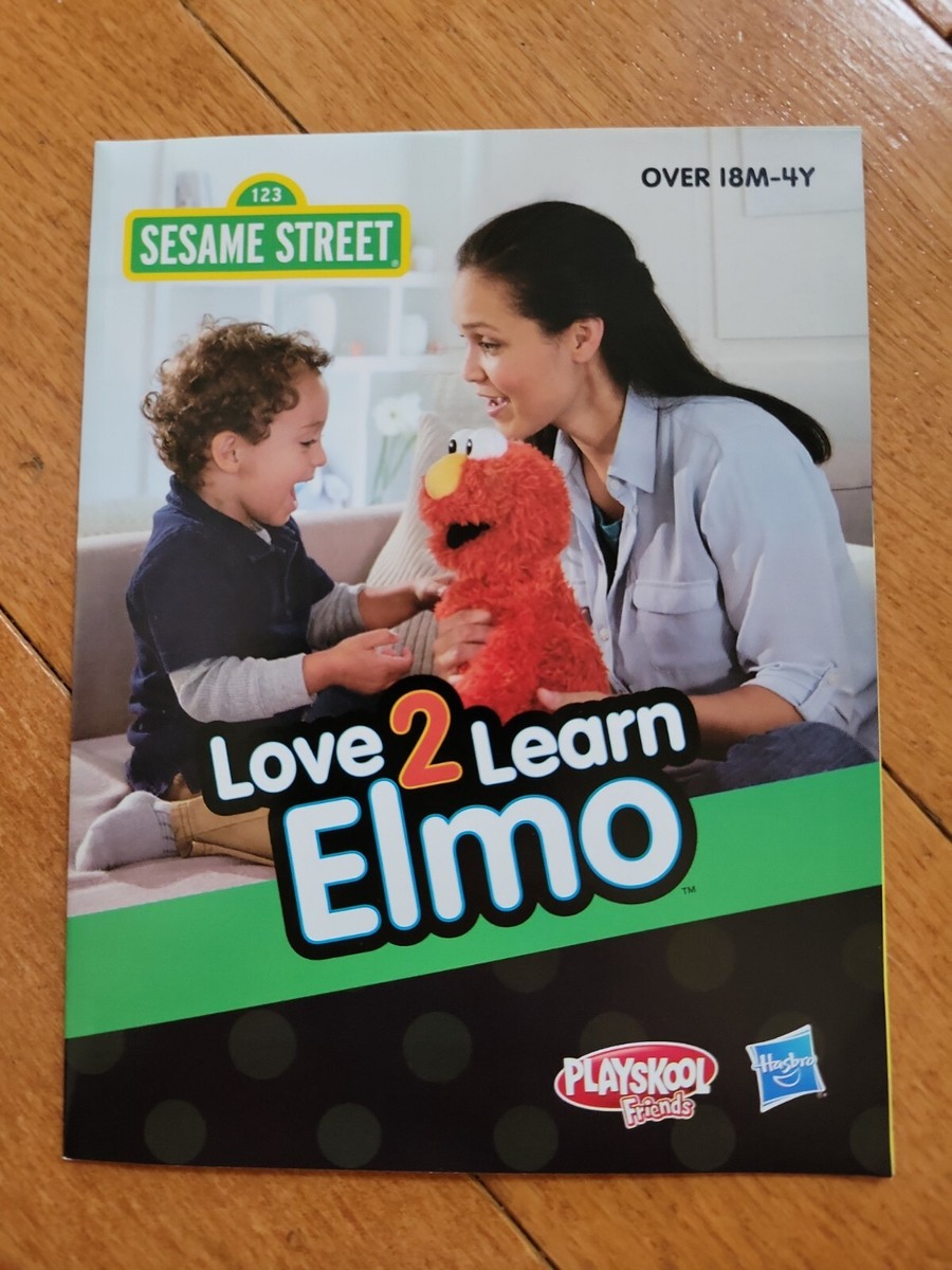 Playskool Hasbro 2015 Love 2 Learn Elmo Interactive Talking