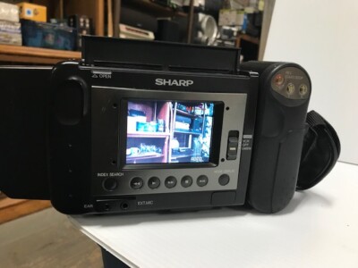 SHARP Video8 VIEWCAM VL-EL300 ① Sharp VL-E30 Viewcam - working, w/accessories (FC104-2 T0738