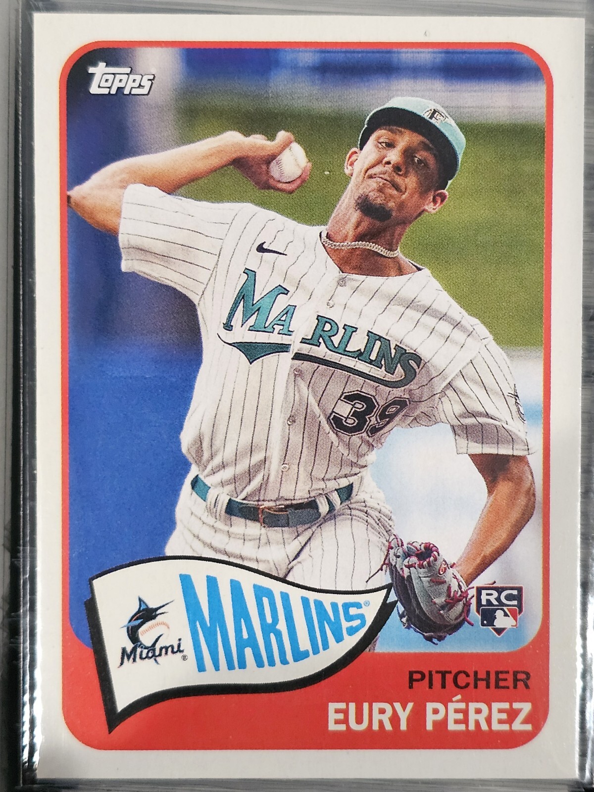 EURY PEREZ (RC) 2023 Topps Archives #182 - Miami Marlins