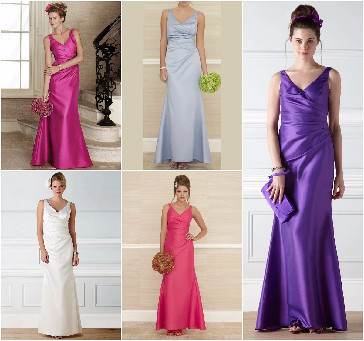 fuchsia bridesmaid dress products for sale | eBay UK